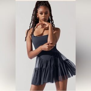 Pop flex Corset Pirouette Dress - Smoky Navy